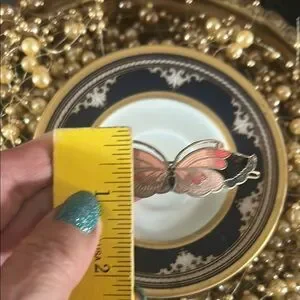 Vintage | Accessories | Vintage Cloisonn Moth Barrette  display picture 2